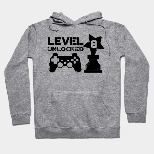 'Eight Birthday' Cute Birthday Gamer Gift Hoodie by ourwackyhome